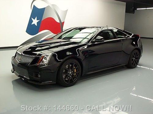 2011 cadillac cts-v black diamond auto sunroof nav 17k texas direct auto