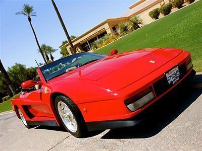 1988 pontiac fiero custom ferrari roadster with 19000 original miles no reserve!
