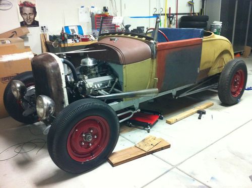 1928 ford model a hot rod roadster sport coupe hiboy smallblock chevrolet deuce