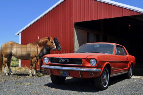 1966 mustang sprint original survivor pony interior barn find parked in 1979