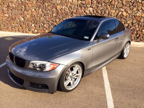 2012 bmw 135i coupe, 6 speed manual, msport package, factory warranty, extras