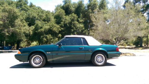 1990 ford mustang 5.0 lx  convertible fox body 7up promotion car