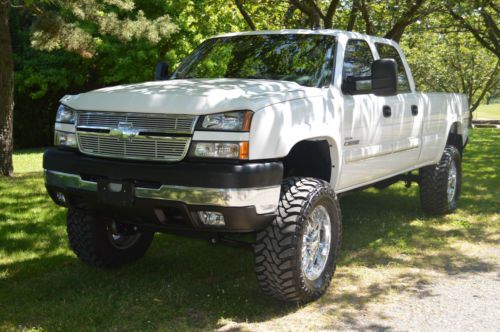 2006 chevrolet silverado 2500hd 8 foot long bed diesel 4x4 6&#034; lift 20&#034;rims clean