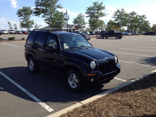 Find Used 2003 Black Jeep Liberty Limited 3 7l 4wd Hid Headlights 2003 Black Jeep Liberty Limited 3 7l 4wd Hid Headlights Led Fog Tail Lights