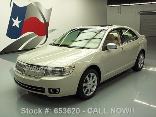 2008 lincoln mkz awd sunroof vent seats xenons sync 56k texas direct auto