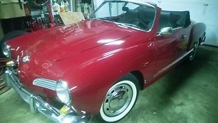 Karmann ghia convertible--looks and performs great