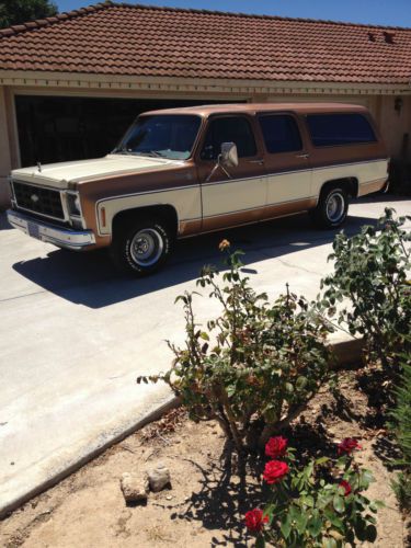 1979 c-10 suburban silverado one owner no rust anywhere! orig. ca. suv w/ a/c.