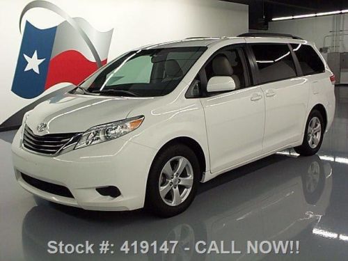 2014 toyota sienna le leather rear cam 8-pass 16k miles texas direct auto