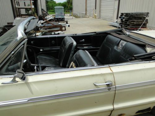 1964 impala ss convertible barn find v8 auto buckets complete project car