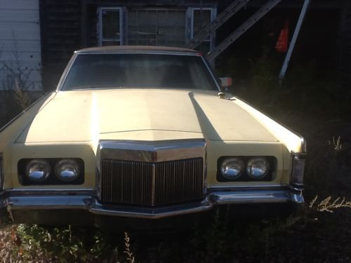 1971 lincoln mark iii - low original mileage - well maintained -