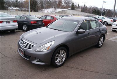 2012 g25x awd, journey pkg, sunroof, xm, bluetooth, gray/black, 17103 miles