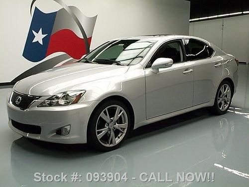 2009 lexus is250 leather sunroof paddle shift only 31k texas direct auto