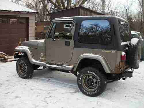 Find used 1991 Jeep Wrangler Sahara Sport Utility 2Door 4