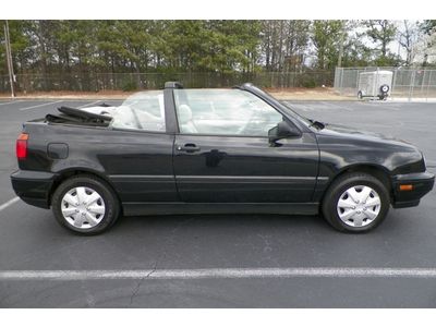 Vw cabrio convertible georgia owned 5 speed manual low miles 95k no reserve only