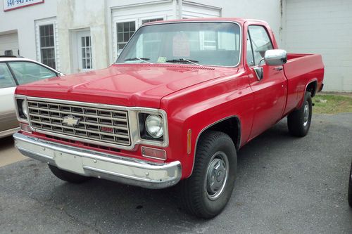 1976 chevy k20, 4x4, pick up, 3/4 ton, only 96k actual miles, restored, must see