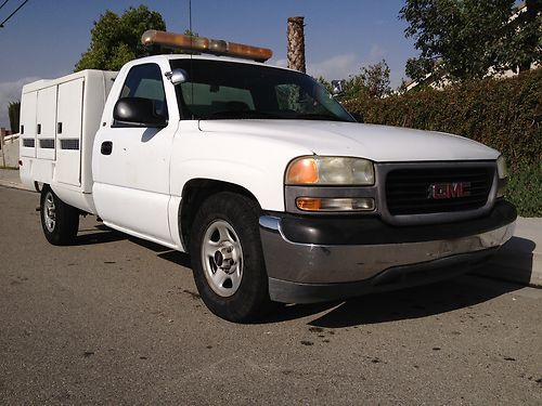 1999 gmc 3/4 ton  pick up with animal control body