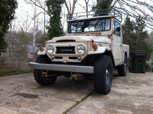 1965 toyota land cruiser fj45 pickup truck, short wheel base, 3b diesel engine