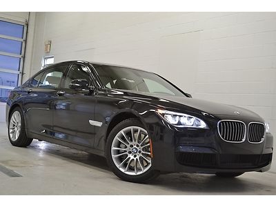 Great lease/buy! 13 bmw 750lxi executive lighting m sport cold weather nav new