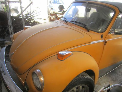 1978 volkswagon super beetle  convertible stored,  nice rare classic