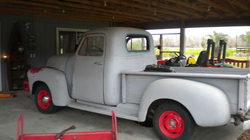 1954 chevy truck project, paint ready with truck load of new parts