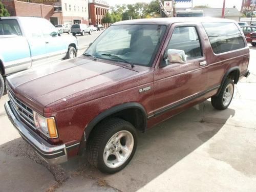 1990 chevy s 10 blazer 4x2 automatic custom paint and wheels project truck cute