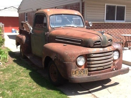 1948 ford 100 rat rod arkansas barn truck / no title