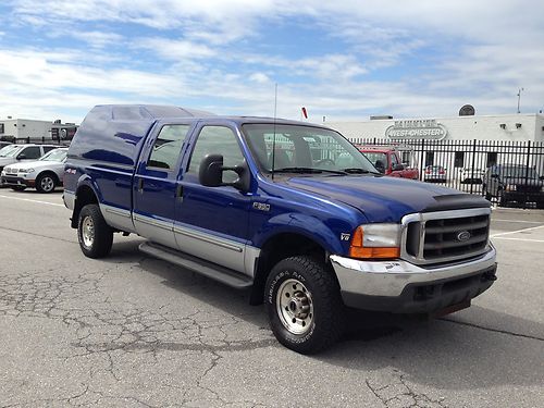 1999 ford f350 superduty crewcab 4x4 long bed 7.3 turbo diesel auto. trans