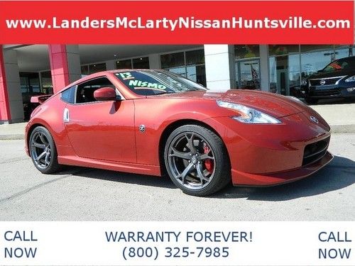 2013 nissan 370z nismo magma 500 miles like new!  driven for 1 week!