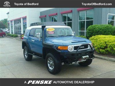 2011 toyota fj cruiser one owner! tow cable! wench! snorkle kit! awesome vehicle