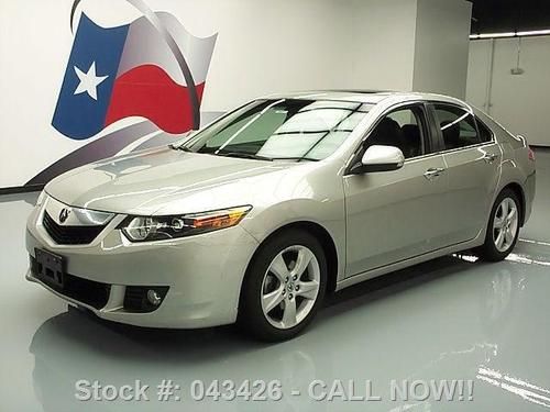 2010 acura tsx sunroof htd leather paddle shifters 18k texas direct auto