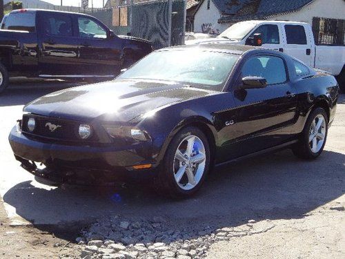 2012 ford mustang gt coupe damaged salvage only 51k miles runs! cooling good!!!