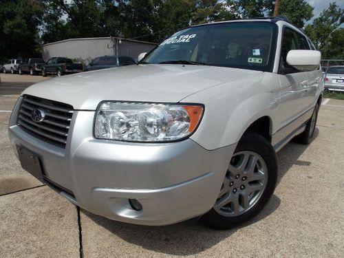 2007 subaru forester 2.5x l.l bean edition lthr, cd, panorama roof free shipping