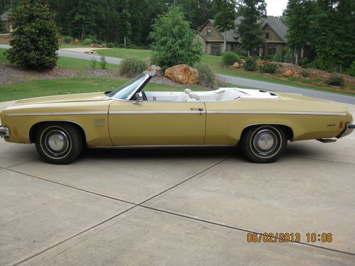 1973 oldsmobile delta 88 royale convertible, with built engine