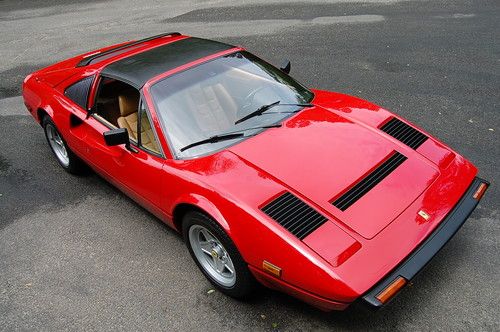 1985 ferrari 308 gts quattrovalvole red with tan interior very well cared for