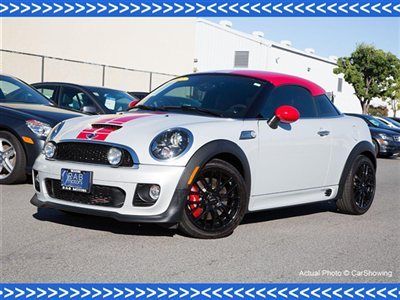 2012 mini john cooper works coupe: loaded ($40,600 msrp), factory maintance plan