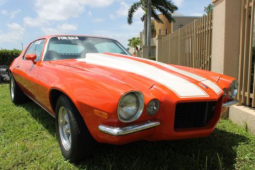 True rally sport hugger orange w/ white strips crate 5.7 headers highrise