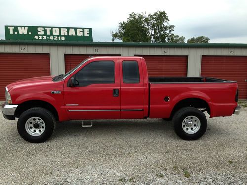1999 ford f-250 7.3 powerstroke diesel 4x4 ext cab 155k miles no reserve!!!!!!!!