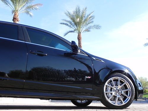 2011 cts-v sedan auto- mint, black over titanium, 556 hp, wheels, 5k mi. no tax!