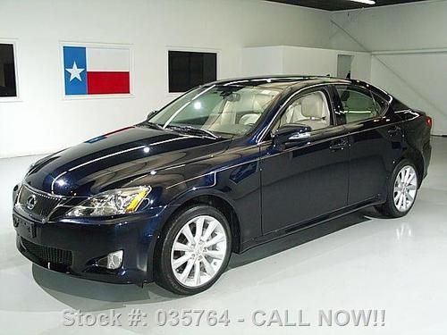 2009 lexus is250 awd sunroof climate seats paddle shift texas direct auto