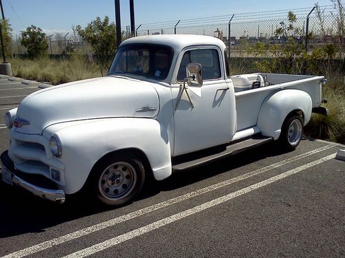 1955 chevy 3100 first series long bed pickup 5 window cab - very cool ride