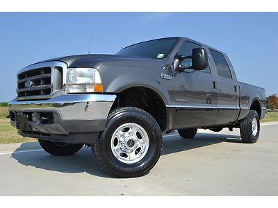 2002 ford f-250 crew cab lariat 4x4 7.3l diesel