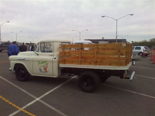 1958 chevrolet apache 3600 stake bed truck