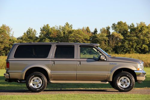 2002 ford excursion limited 7.3l diesel 132k actual miles 2-owner 4x4 no reserve