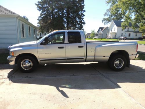 2005 dodge ram 3500 dually 2wd. quad cab cummins turbo diesel