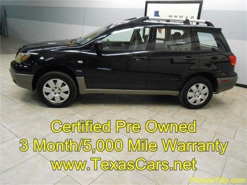 03 outlander ls suv cd keyless warranty finance texas