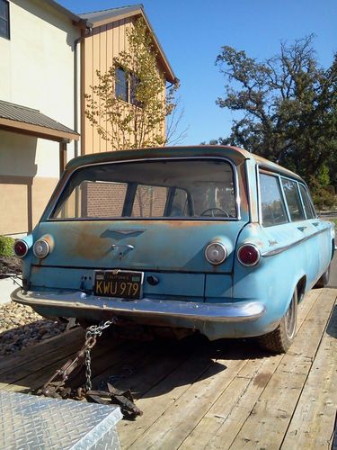 Corvair wagon lakewood 700 california black plates barn find project no reserve
