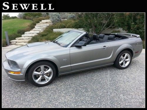09 ford mustang gt convertable heated leather cd ipod mp3 manual 6 speed