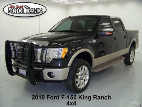 14k miles king ranch 4x4 navigation rearcam heated ac seats 2010 ford f-150