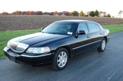 1 one owner clean limo serviced nice black l sedan leather loaded luxury