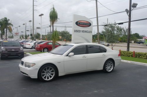 2003 bmw 745li 79k miles fl